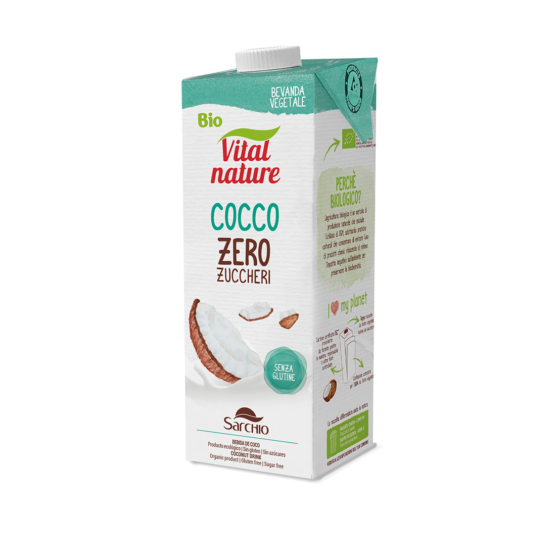 Coconut drink sugar free 1000ml