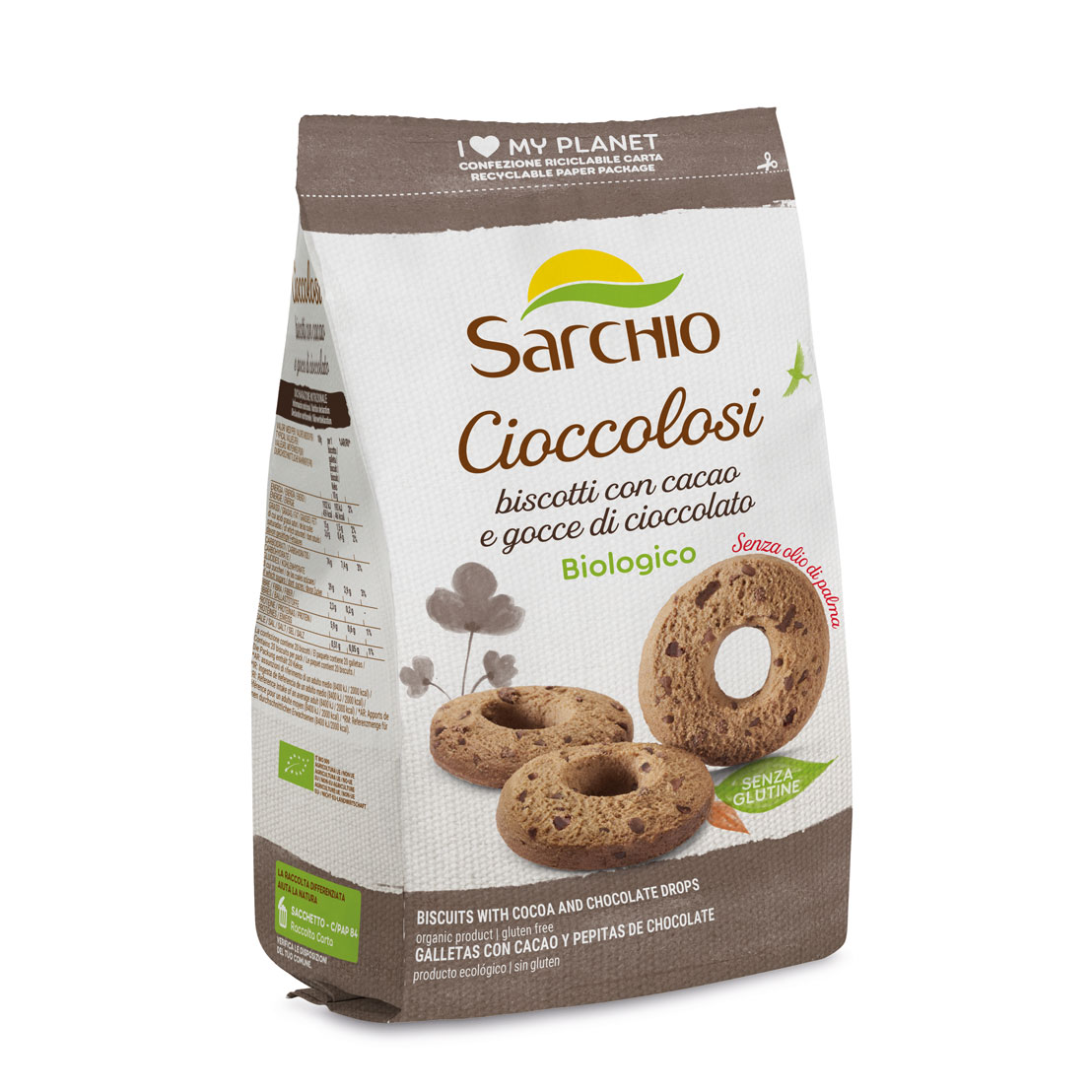 Biscuits with chocolate drops