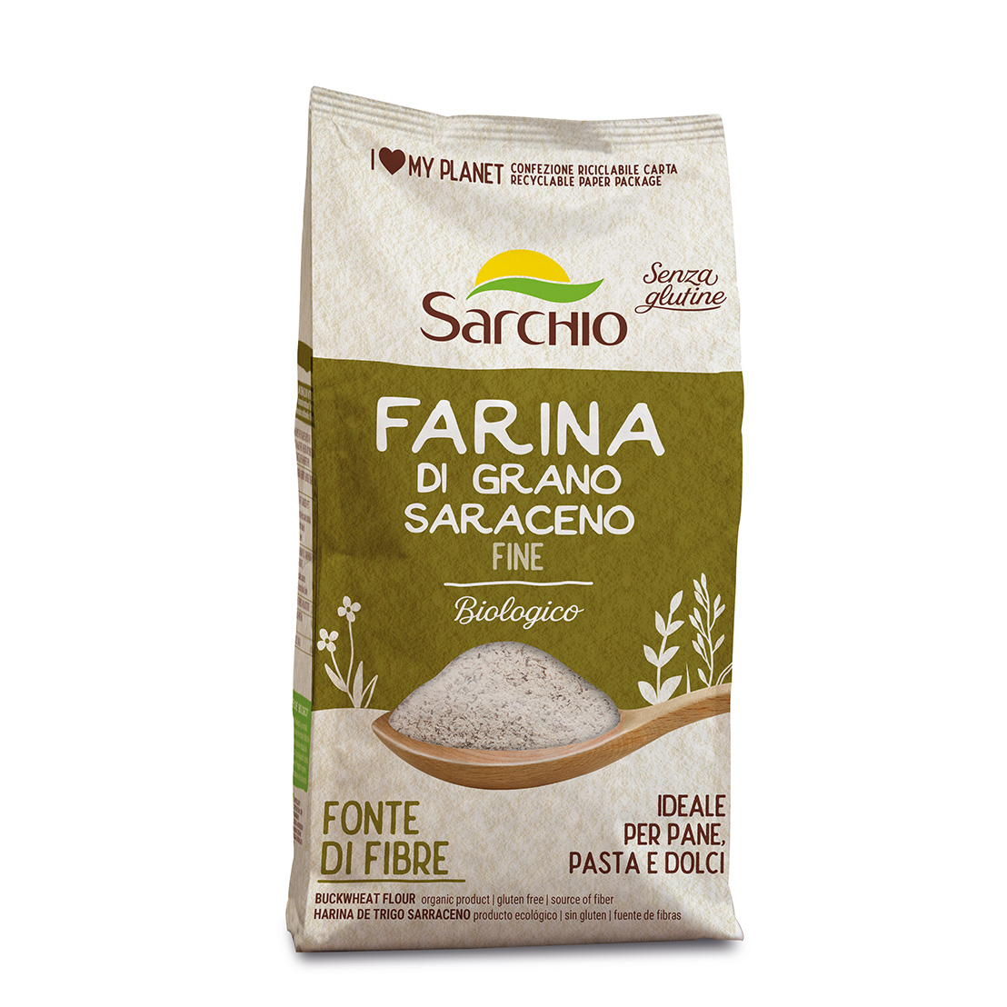 Fine buckwheat flour 