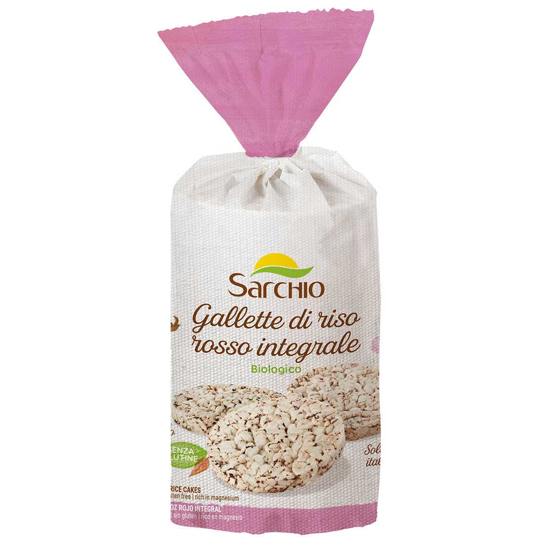 Wholemeal red rice cakes