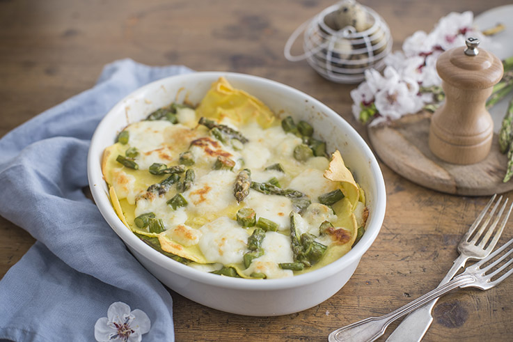 Lasagne senza glutine agli asparagi