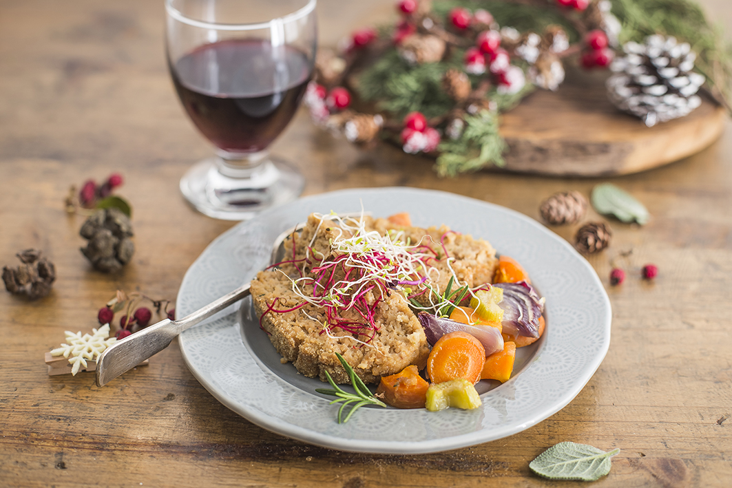 Polpettone di soia vegetariano