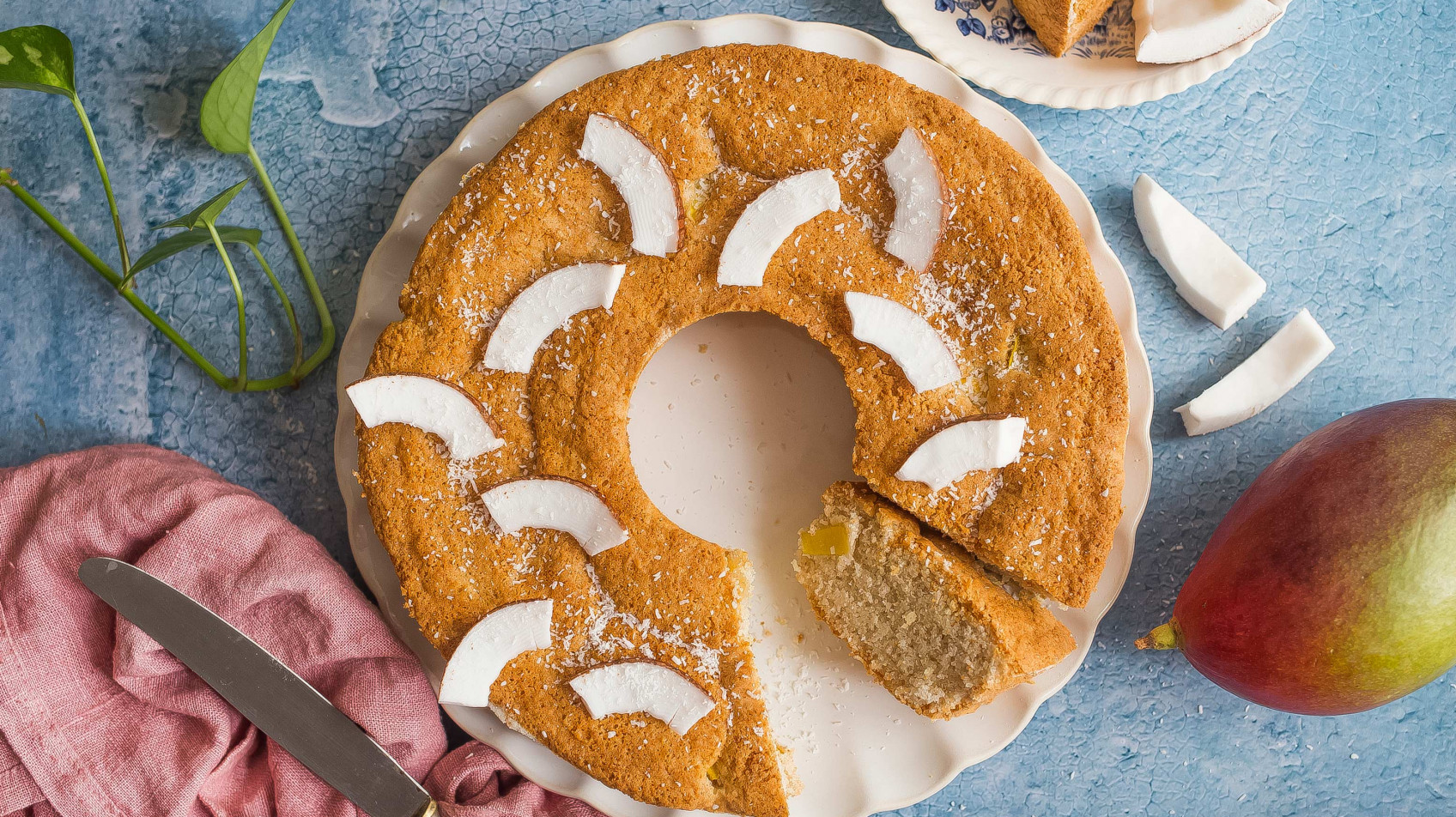 Ciambella cocco e mango