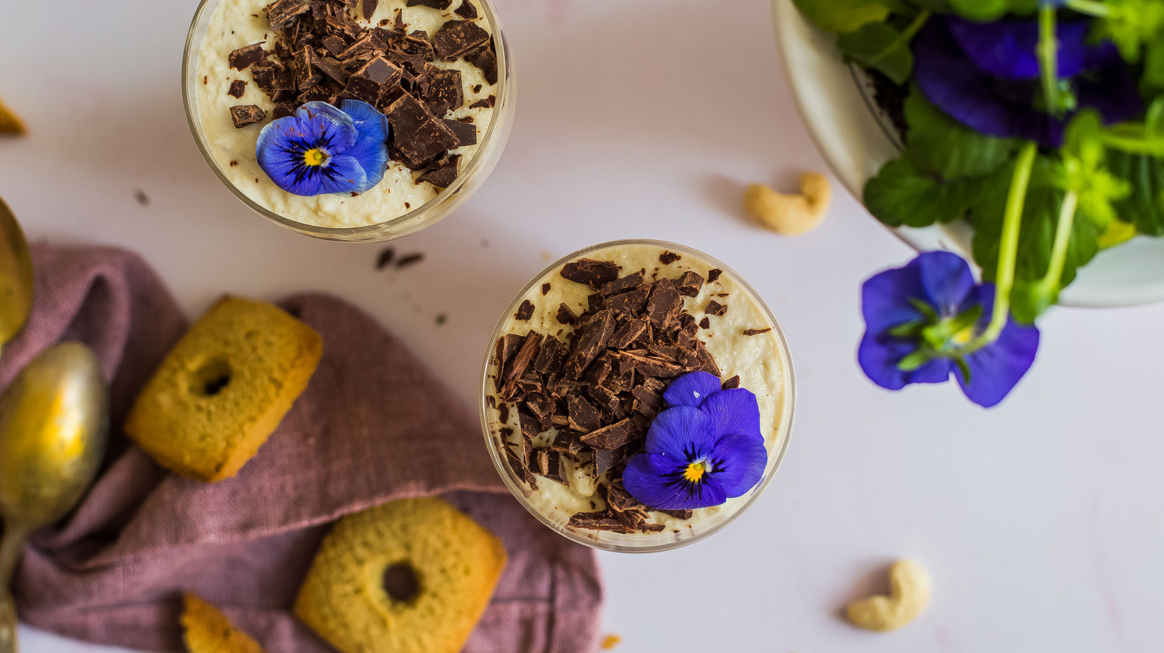 Cheesecake al bicchiere vegan e senza glutine