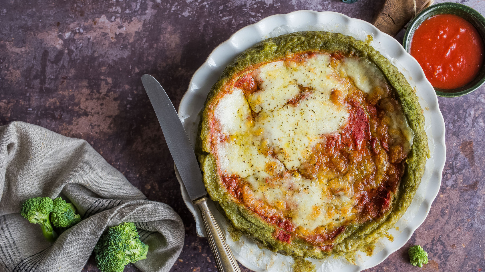 Pizza di broccoli