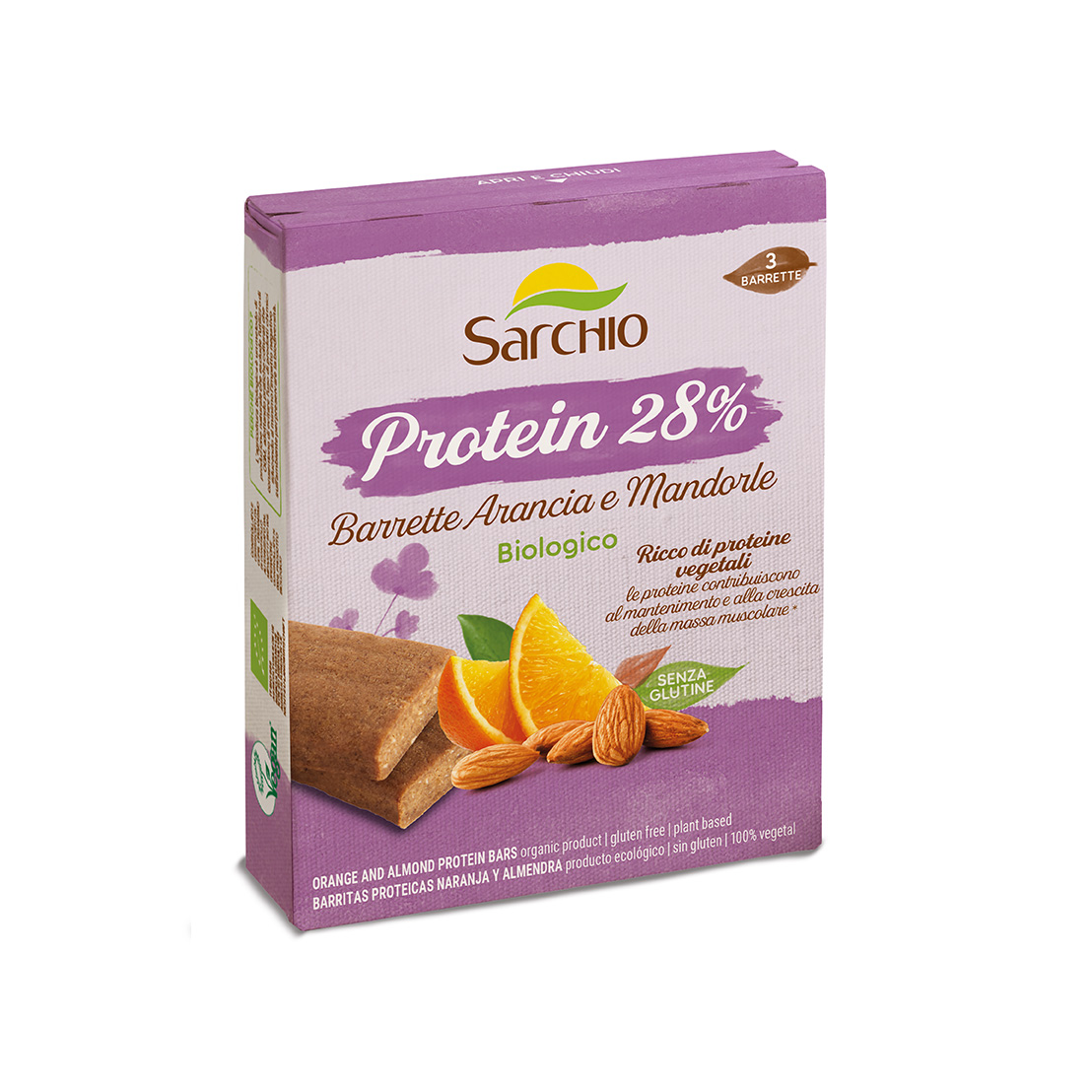 Barritas Proteicas <br>Naranja y Almendra