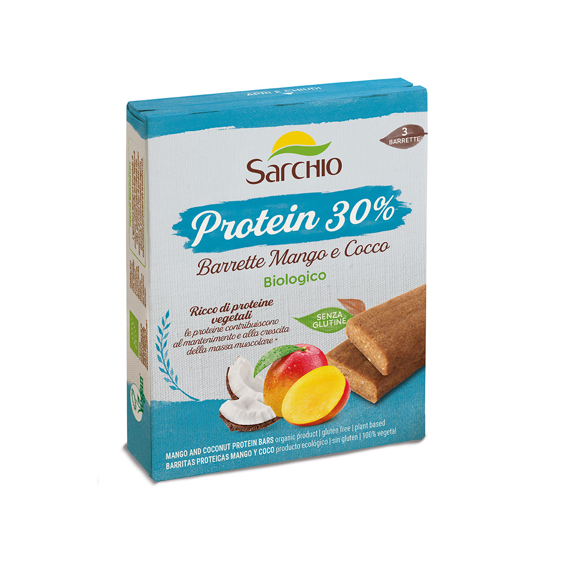 Protein Bars<br> Mango and Coconut
