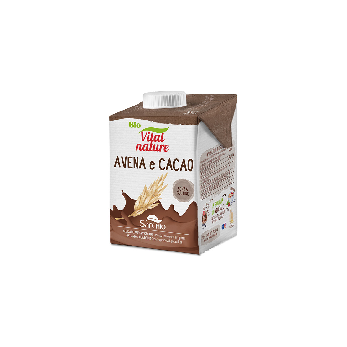 Bebida de avena y cacao 500ml