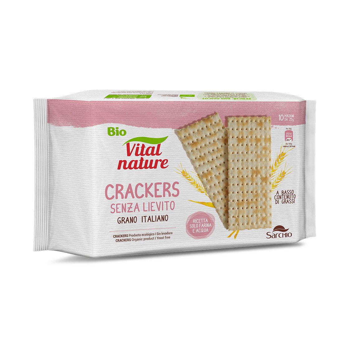 Crackers sin levadura - Trigo