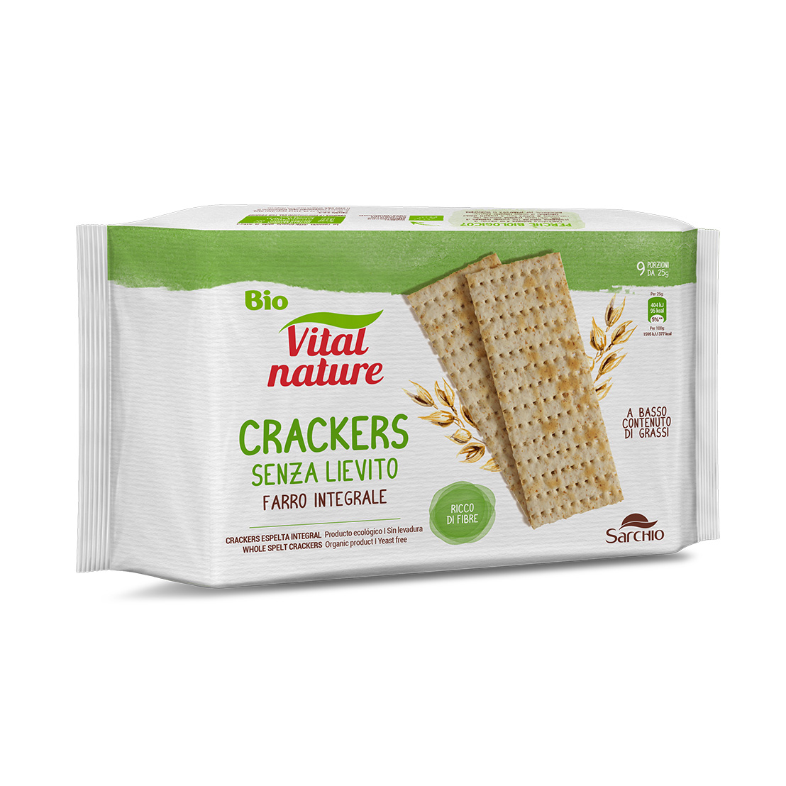 Crackers senza lievito - Farro