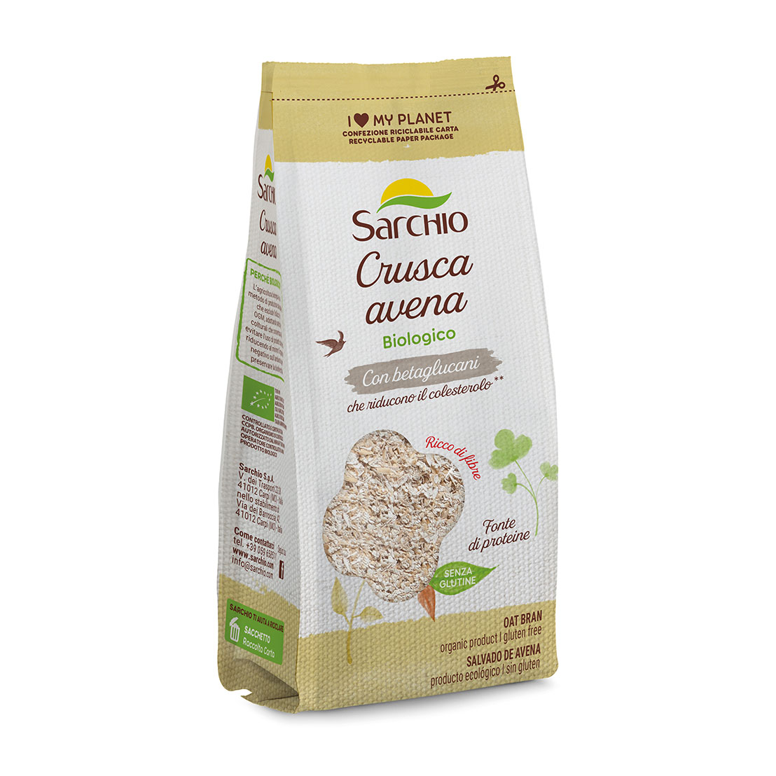 Oat bran gluten free