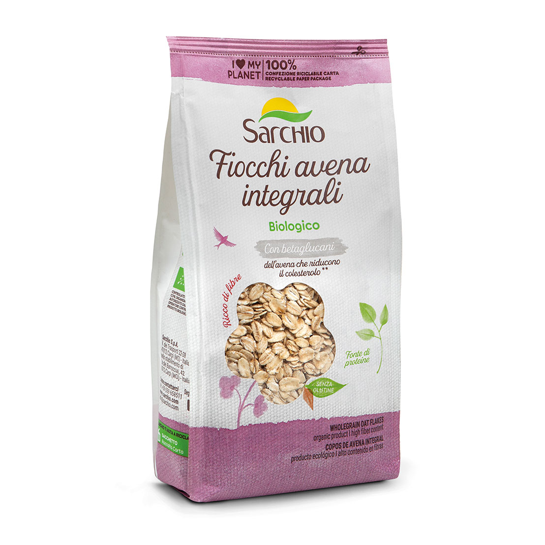 Copos de avena sin gluten