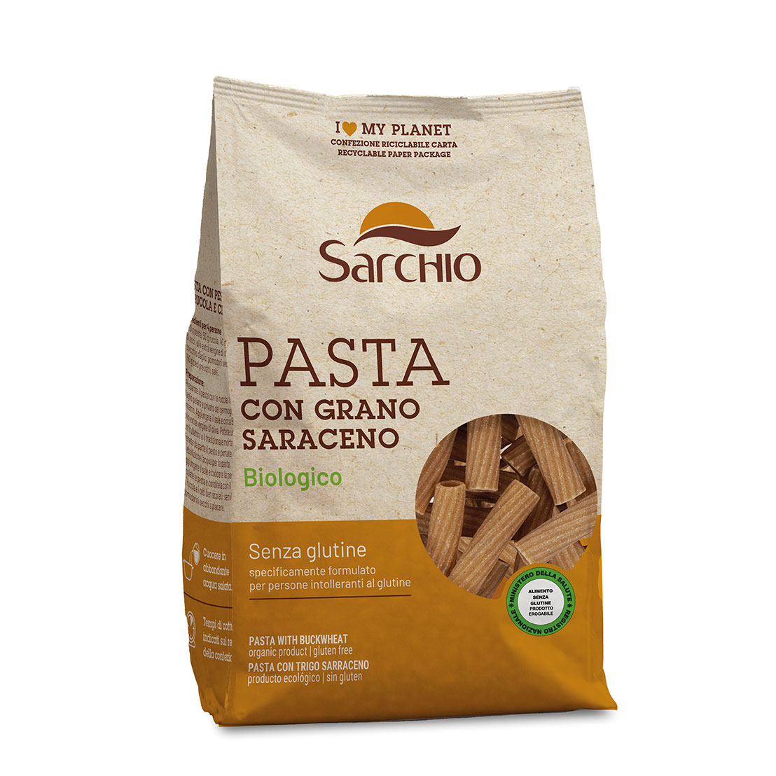 Buckwheat maccheroni