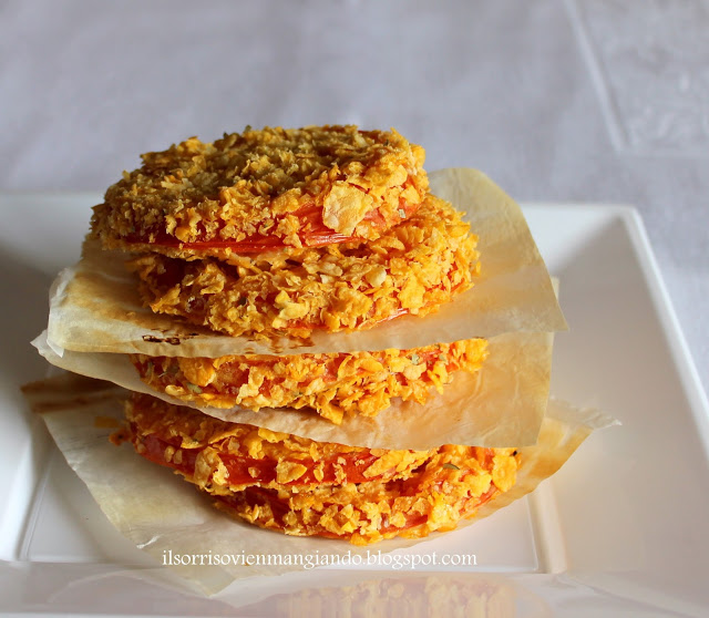 Cotolette di pomodoro croccanti al forno