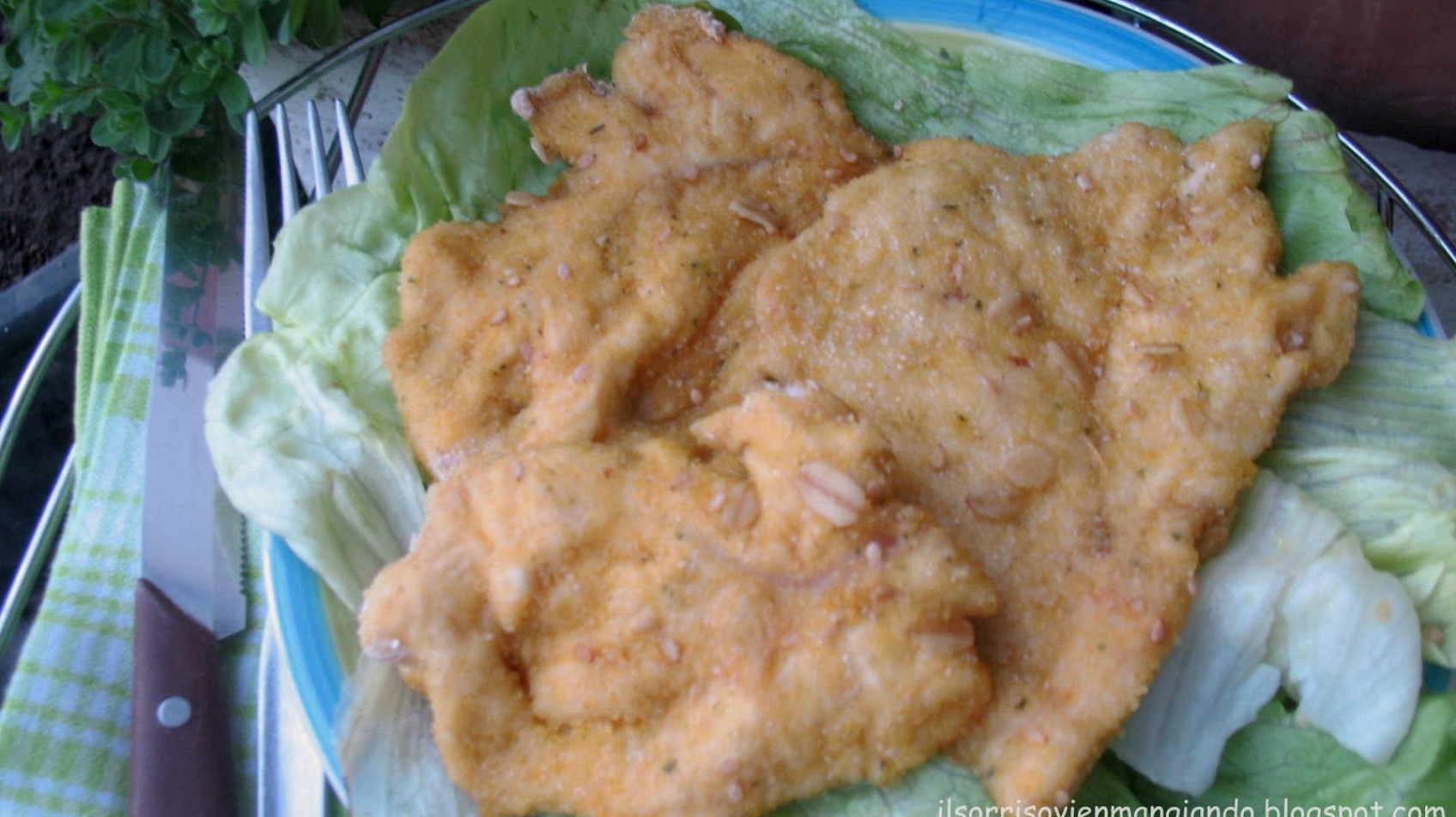Petto di pollo al forno con panatura ai cereali
