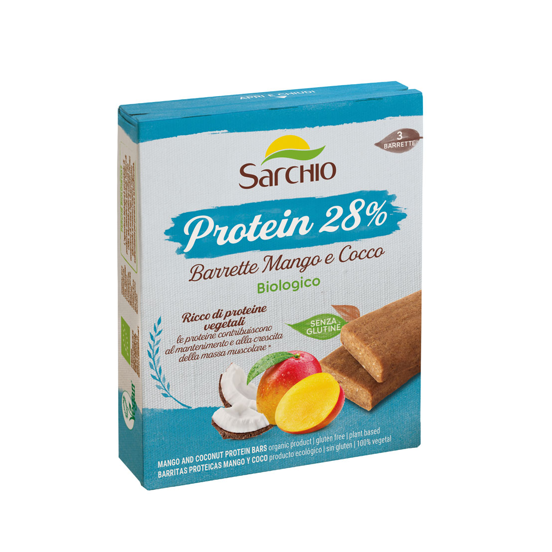 Barritas Proteicas <br> Mango y Coco
