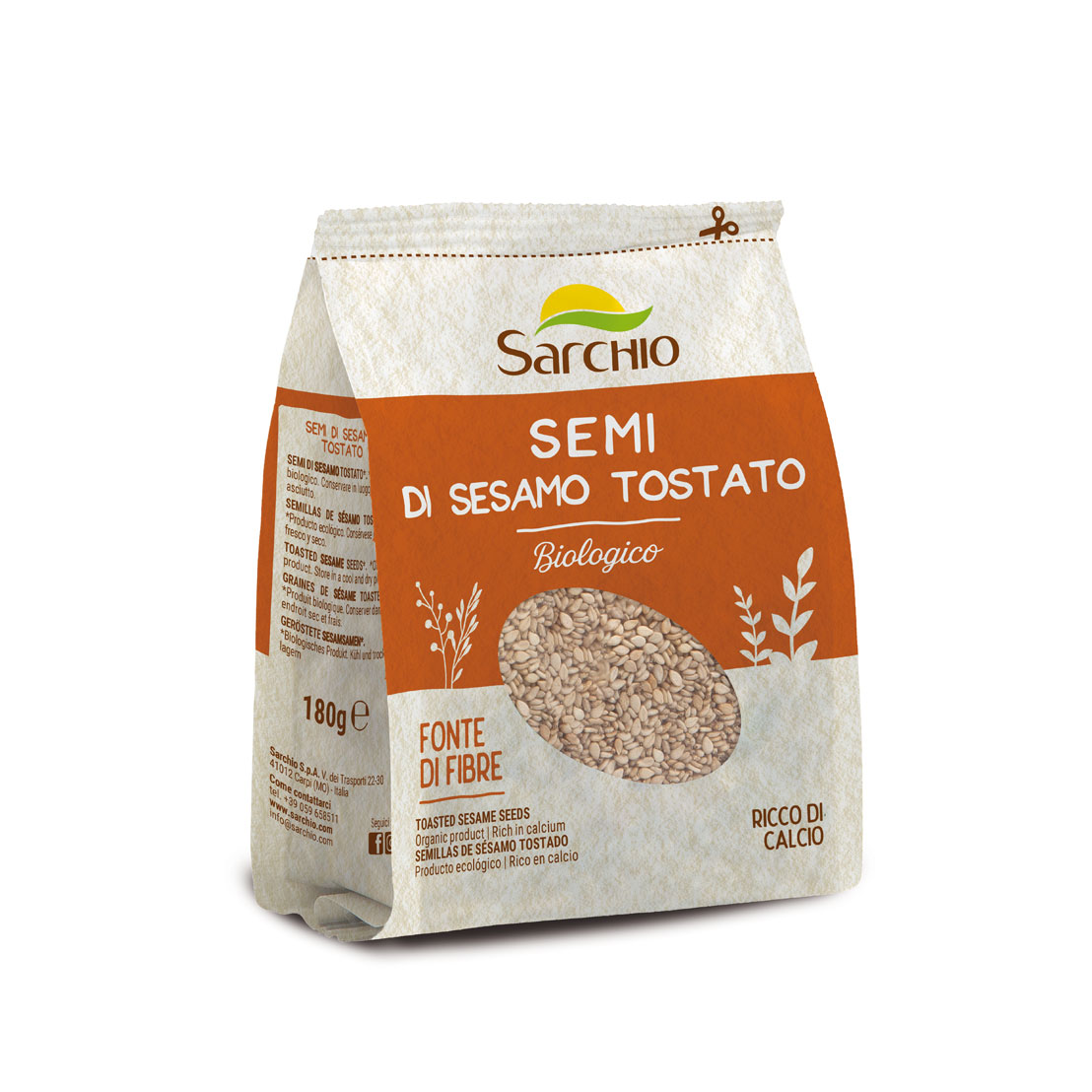 Semi di sesamo tostato