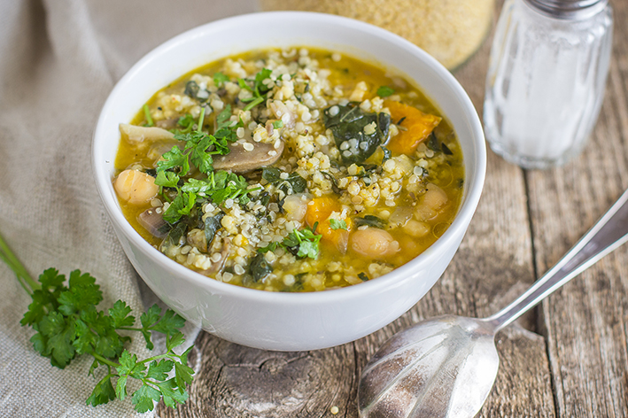 Zuppa autunnale di miglio